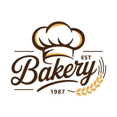 Fototapeta premium Vintage retro bakery logo badges vector