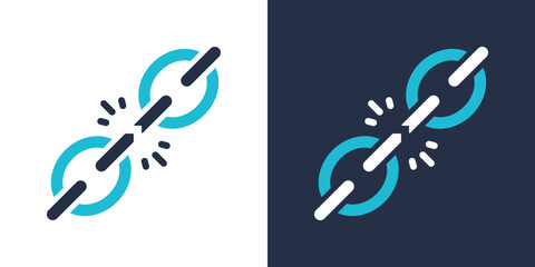Fototapeta premium Weakness Icon. Flat Style Vector Illustration 