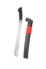 wooden machete and sheath, knife and machete cutting tools with satin and mirror blade materials