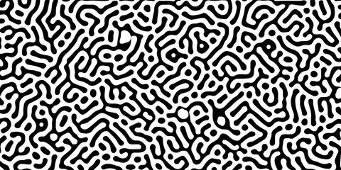 Fototapeta premium seamless turinge pattern tile and maze mosaic textile geometric background. 