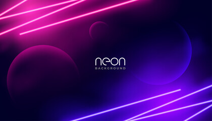 purple and pink gradient tube background with sphere and smoke effect