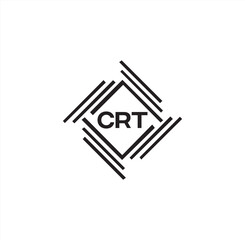 CRT set ,CRT logo. C R T design. White CRT letter. CRT, C R T letter logo design. Initial letter CRT letter logo set, linked circle uppercase monogram logo. C R T letter logo vector design.