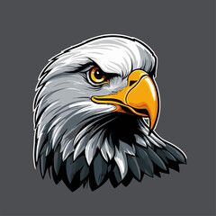 cute vector image of a majestic eagle