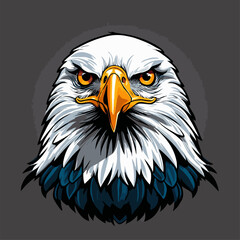 cute vector image of a majestic eagle