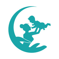 Mother day icon design