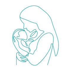 Mother day icon design