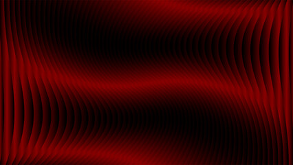 Abstract red and black wavy lines create a modern background for graphic design projects 