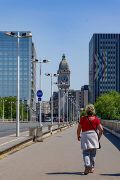 Clock tower in paris