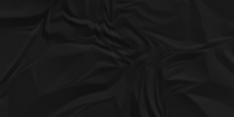 Dark black crumpled paper background. old paper wrinkle texture pattern. cardboard wrinkled arts craft and Seamless black crumpled paper.	
