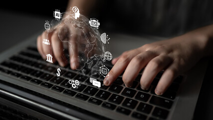 AI assistant with LLM, big data, machine learning, and generative AI powers prompt engineering and...