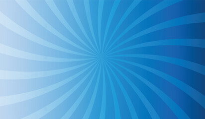 Starburst background. Sunburst rays pattern vector illustration blue and green color gradient background 