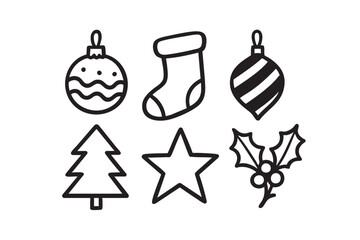 Handdrawn Illustration Christmas Decoration 