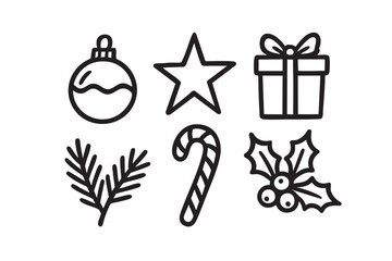 Handdrawn Illustration Christmas Decoration 