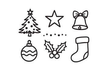 Handdrawn Illustration Christmas Decoration 