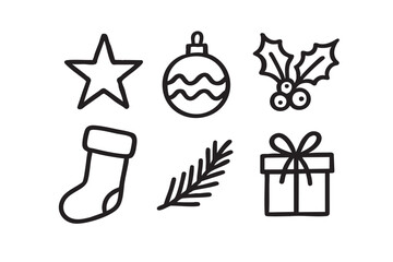Handdrawn Illustration Christmas Decoration 