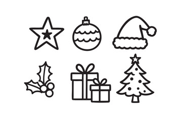 Handdrawn Illustration Christmas Decoration 