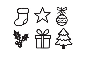 Handdrawn Illustration Christmas Decoration 