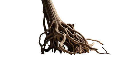 illustration of dry wild tree roots