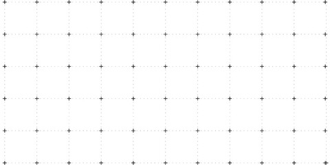 Set of square grid background with lines and dots with empty space on white backdrop. Design of square graph paper, school math sheet, grid paper sheet, notebook pattern, architectural graph paper