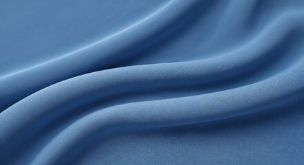 Flowing Fabric Serenity: A close-up view unveils the graceful curves of soft fabric, its gentle folds and seamless textures creating a visual symphony of calmness and elegant simplicity.