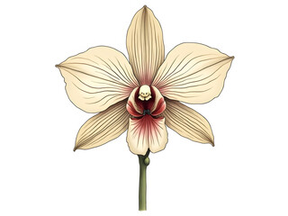 Art‑science hybrid cymbidium