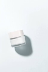 Cosmetic containers placed in spaces with natural light

