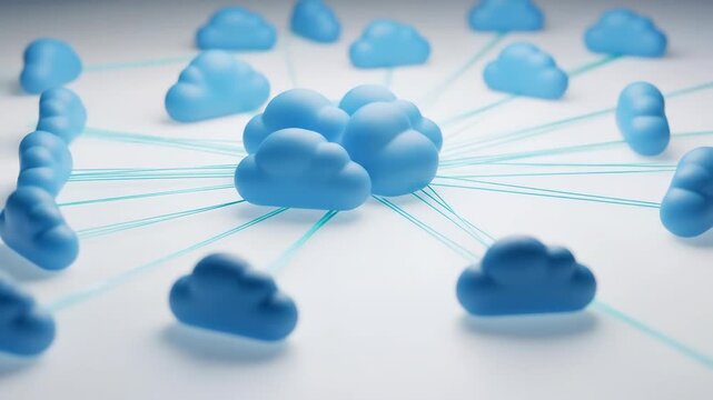 Cloud computing network data connection technology