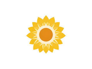 Minimal Badge Sunflower