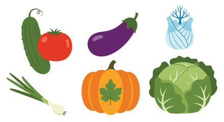Vibrant collection of fresh vegetables perfect for healthy eating cooking and seasonal themes, Generative AI.