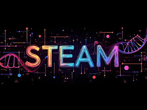 Bold Modern Vivid on Black