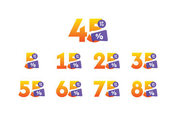 Discount up to 45% sale off Vector Template Design Illustration