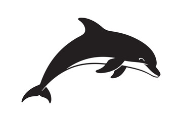 Fototapeta premium Fish silhouette vector illustration, Set of Fish silhouette vector 