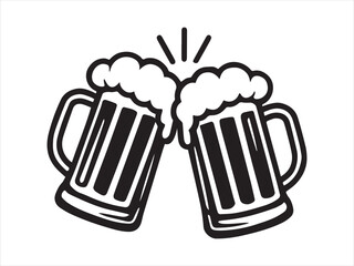 Illustration of a chemical beaker filled  representing science and experimentation isolated on transparent background