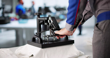 Young Man Designs Custom T-shirt Graphics