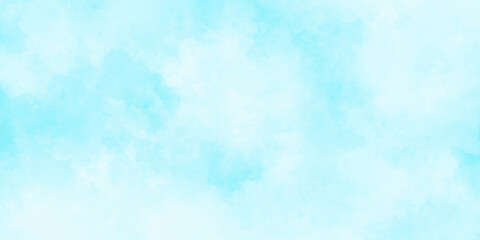 Abstract grunge sky blue soft painted watercolor paint splash. inspiring views of fluffy clouds blue sky background. cloudy blue sky various natural clouds and smoke. morning cloud in the sky.