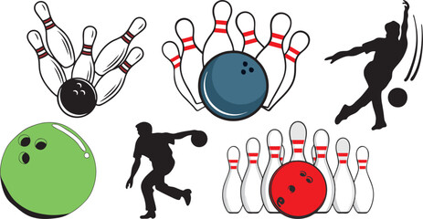 a vector of bowling 