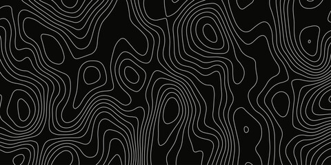 Topographic map background with geographic grid for hiking and mountain sport. luxury topographic wavy pattern and geographic grid map design. paper texture Imitation of a geographical map shade.