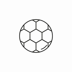 Fototapeta premium classic soccer ball icon sign vector