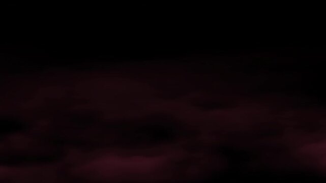 Atmospheric smoke slowly floating through space against transparent background, 4K video