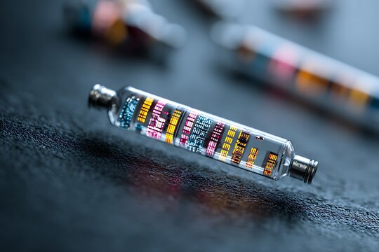 A miniature DNA sequencer reading base pairs on a single chromosome 