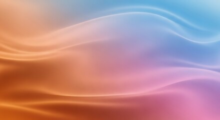 Fototapeta premium Abstract fluid wavy background with gradient color transition, artistic blend for design