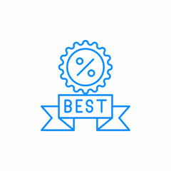 best offer icon sign vector