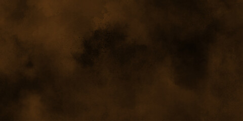 brown Black empty space dust cloud explosion. red smoke or fog color isolated on transparent dark cloudscape atmosphere background. Black and brown watercolor grunge texture.