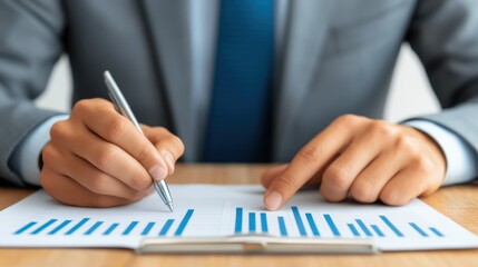 Analyzing data trends for informed decisions.