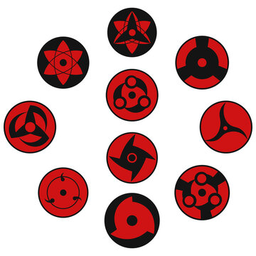 black red sharingan ball 