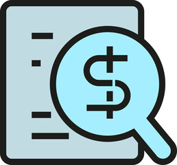 Document and Financial Scan Icon
