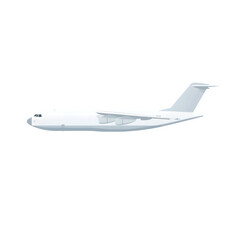 airplane isolated on white