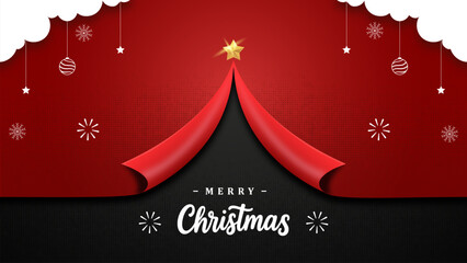 red and black Christmas background