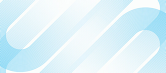 Abstract minimalist background with concentric diagonal rounded line pattern. Futuristic technology graphic design. Suit for business, cover, header, wallpaper, corporate, website, flyer