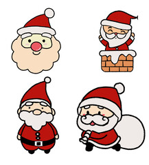 drawing christmas illustrations design for templates